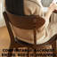 Ensemble de chaises de salle à manger en bois, chaises en bois de chêne massif avec dossier et siège, patins antidérapants-212241636-237799360