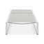 Chaise longue d'extérieur réglable à 5 niveaux 2 pièces, structure en aluminium durable et filet en textilène, parfaite pour le patio / la piscine
