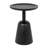 Round Mango Wood Pedestal Side Table