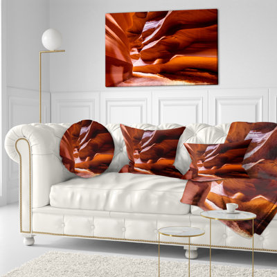 « souffle antilope canyon », impression sur toile tendue