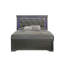Ensemble de chambre avec grand lit tapissier de style moderne pour grand lit 4 pièces avec tête de lit à DEL en bois gris métallique-1356982533-1356982558-1356982552