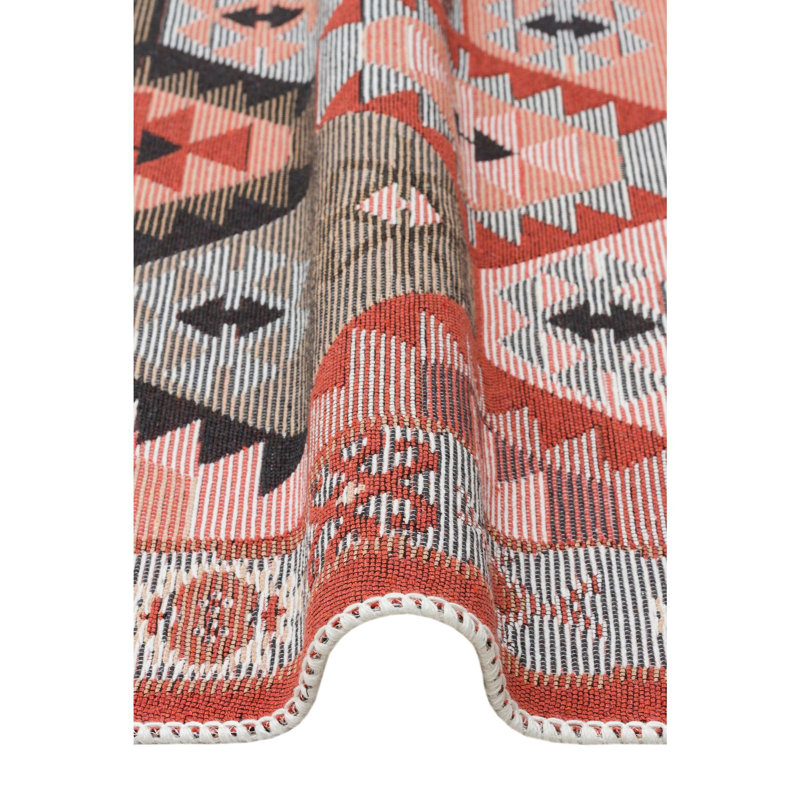 Selina Cotton Flatweave Area Rug, Rectangle 304.8 x 457.2cm
