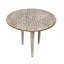 Table de bout ronde avec pieds robustes