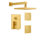 Scala Pressure Balance Shower System with 2-Way Diverter, 8-Inch Rain Shower Head and Two Body Sprays, Valve Included