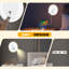 Wall-Mounted Rotating Bedside Lamp-1083274124