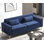 Canapé en velours de 85,8 po Nathally