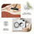 1PC Neutral Wavy Abstract Terracotta & Cream area rugs for Living Room, Soft and Comfortable, Suitable for all seasons, easy-to-maintain, machine washable Indoor floor mat, Under Table Farmhouse suitable for living room, bedroom, dining area,...-37326387