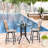 Metal Bar Set with Stools
