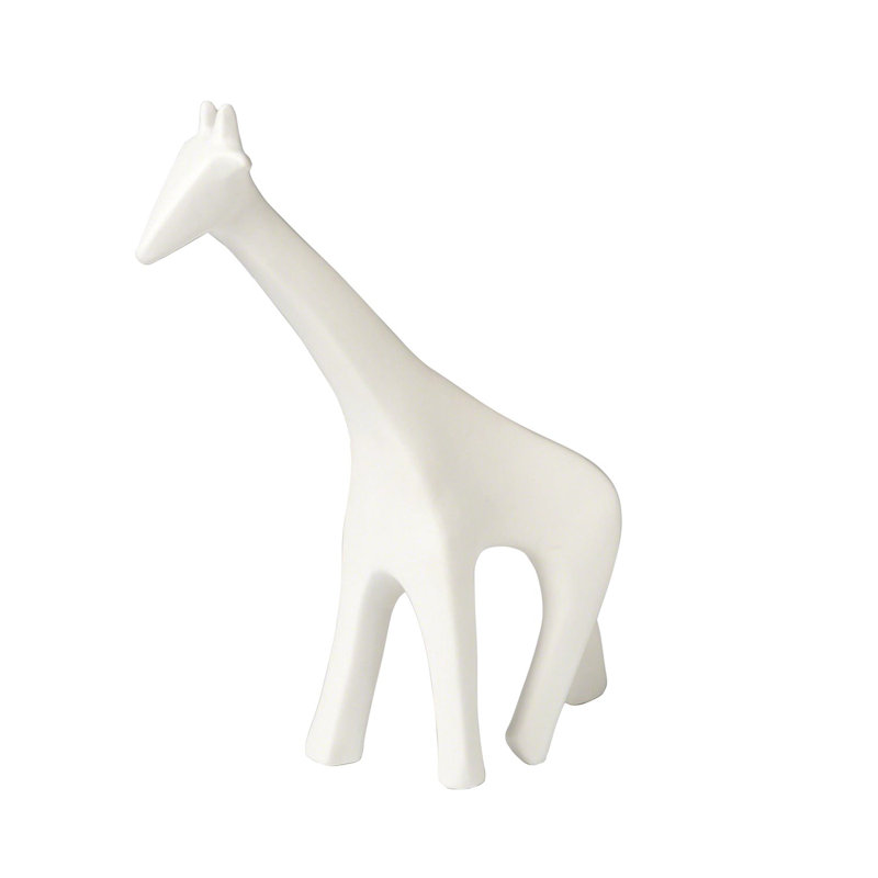 Giraffe Figurine, Bright Gold