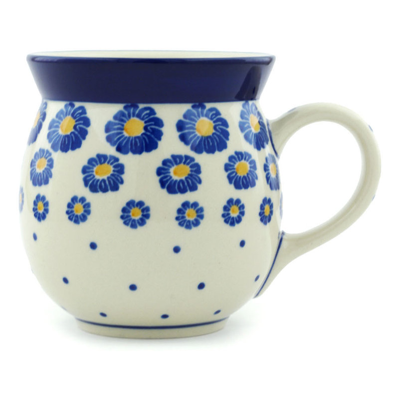 Tasse à bulles en grès poli 8 oz - French Zinnia, 16