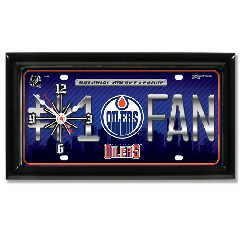 Horloge murale NHL, Edmonton Oilers