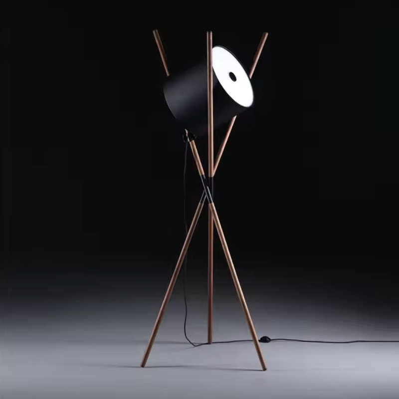 Mirtle 68'' Tripod Floor Lamp, Black
