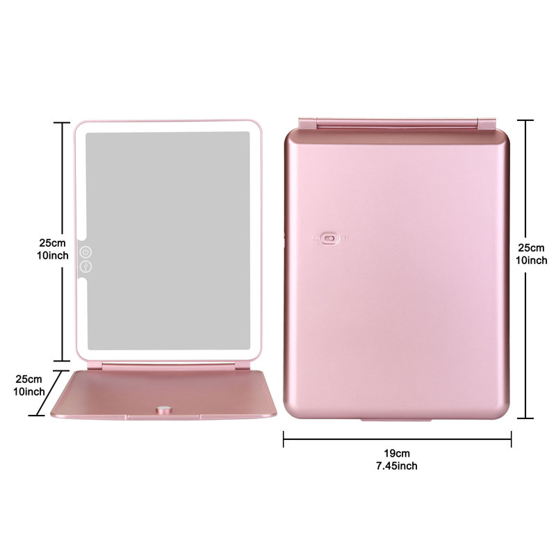 Miroir de maquillage à DEL