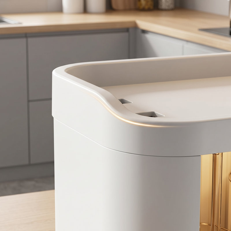 Support à tasses à un niveau, tablette de rangement, buffet anti-poussière, armoire de rangement