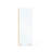UKH07B 32-1/2 in. W x 80 in. H Frameless Fixed Shower Glass Panel  with U-Channel in and 3/8 in. Clear Glass in Satin Brass-123253523-123253514