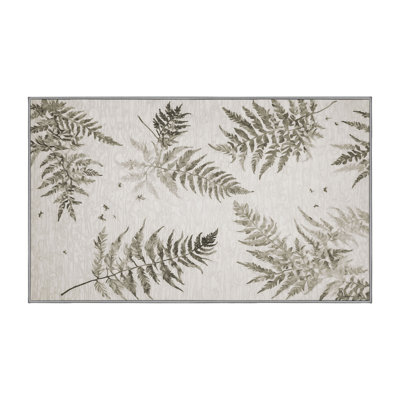 Machine Washable Gray Area Rug