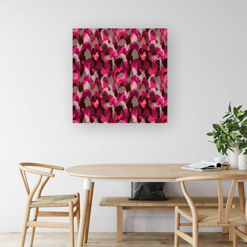 Modern Pink Animal - Wrapped Canvas Print