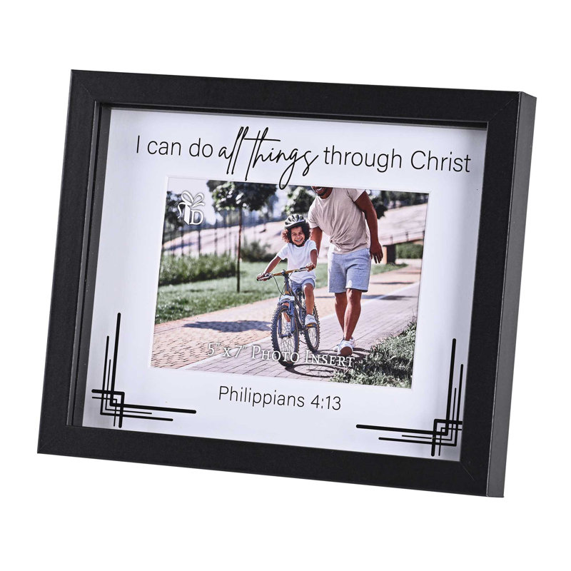 Black Picture Frame with Mat