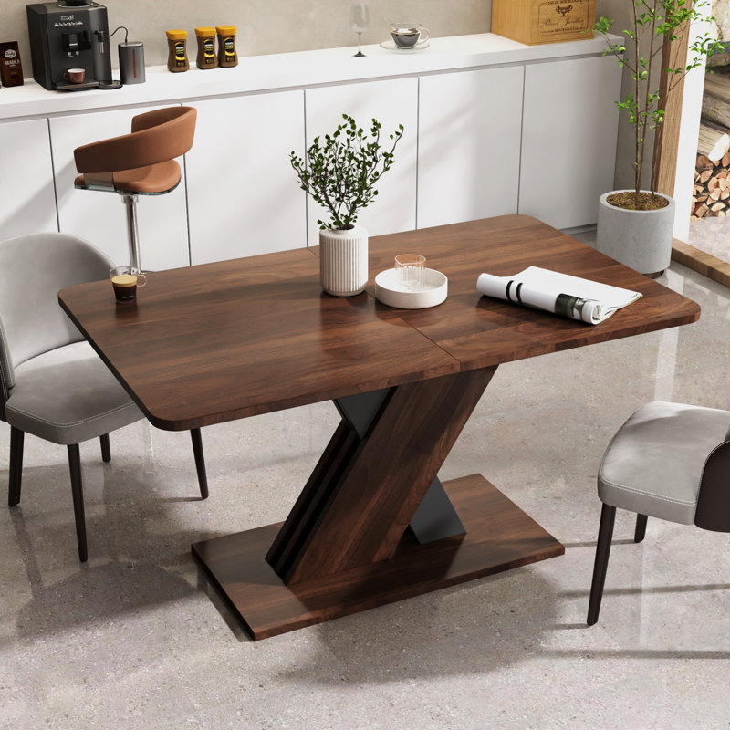 Multifunctional Extendable Console Table, Walnut