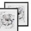 « marble fleur », ensemble de 2 reproductions encadrées-27609812