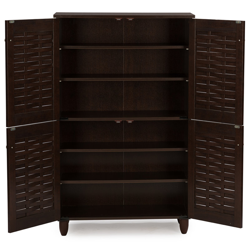 Carnegie 18 Pair Shoe Storage Cabinet