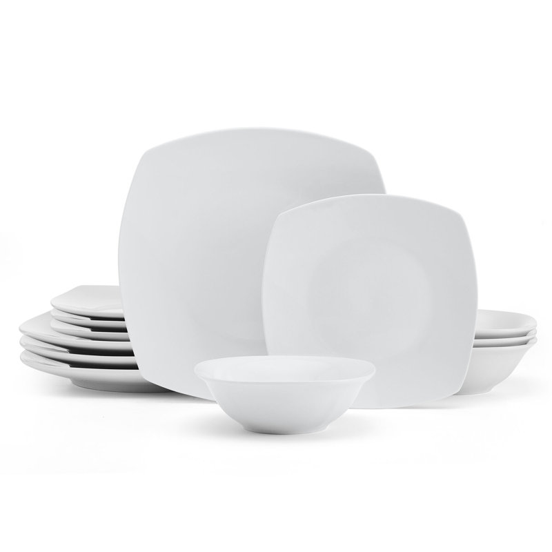 Studio Nova Tara 12-Piece Porcelain Dinnerware Set, Service for 4