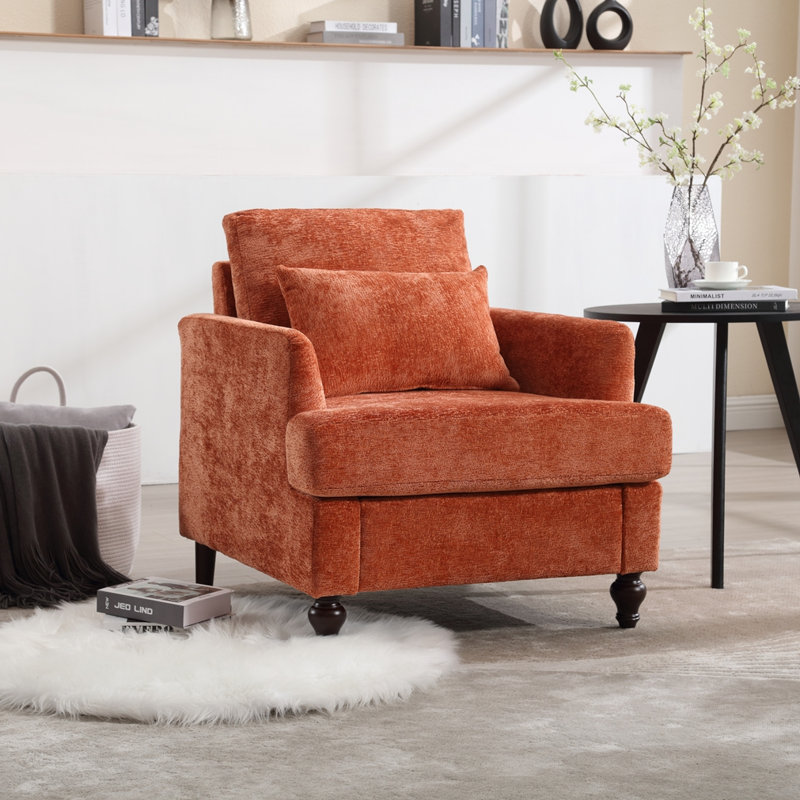 Méridienne Modern, Orange foncé
