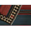 Wool Area Rug in Red/Blue