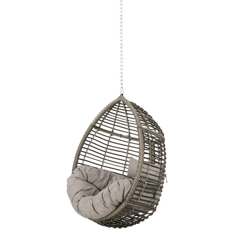 Hanging Chair With 8Ft Chain, , 26 In Package Width Chain Lounger, Water- Cushions, Width, Relaxing