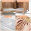 Hidden Cat Litter Box Enclosure Cabinet - Handwoven PE Rattan Furniture, Double Doors, Ventilated Iron Frame, Includes Litter Mat, 77 x 46.5 x 71 cm - Original Color