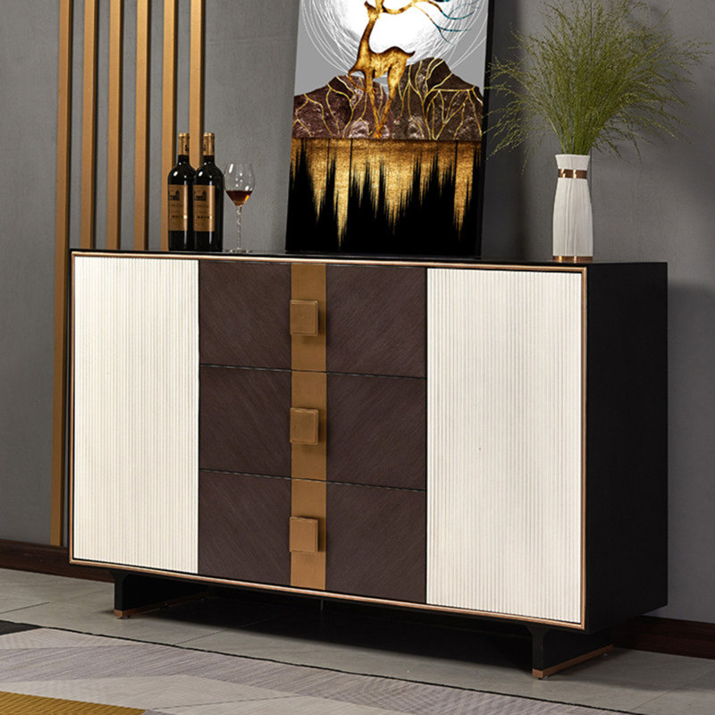 Modern Brown Solid Wood Sideboard, 47.24