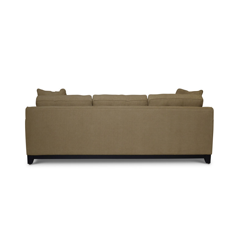 Carollton Upholstered 93'' Sofa, Heavenly Cafe Chenille