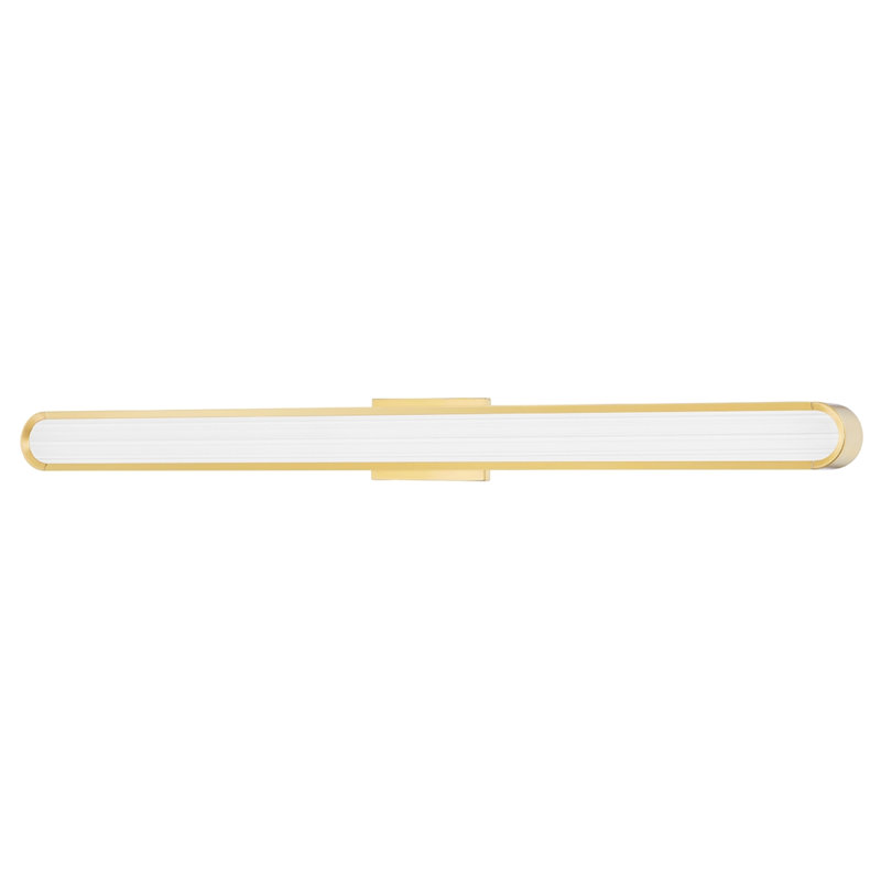 Applique murale 1 lumière pour salle de bain Starkey, Laiton vieilli