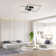 LED Ceiling Light 2-Bulb Square Dimmable Modern with Remote Control Living Room 52W