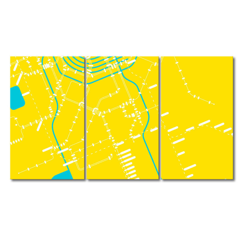 3 Piece Wrapped Canvas Print