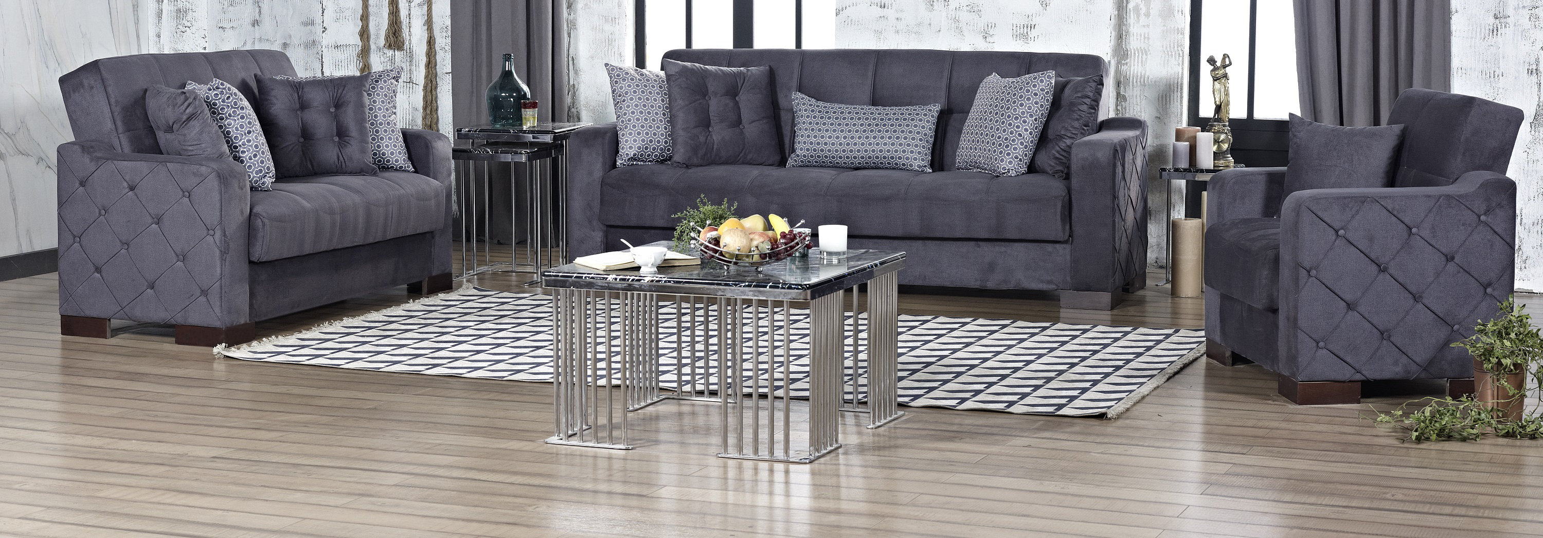 Mercer41 Boutros 2 Piece Sleeper Living Room Set | Wayfair