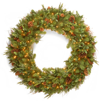 Pine 48" Lighted Wreath