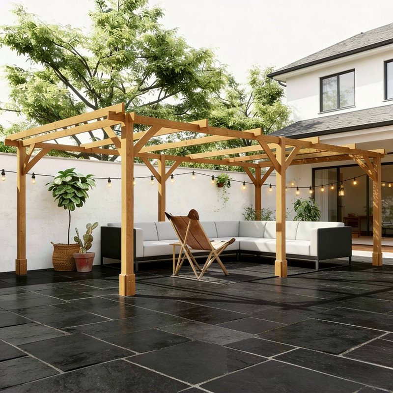 Stable Pergola,Outdoor Gazebo Grape Trellis