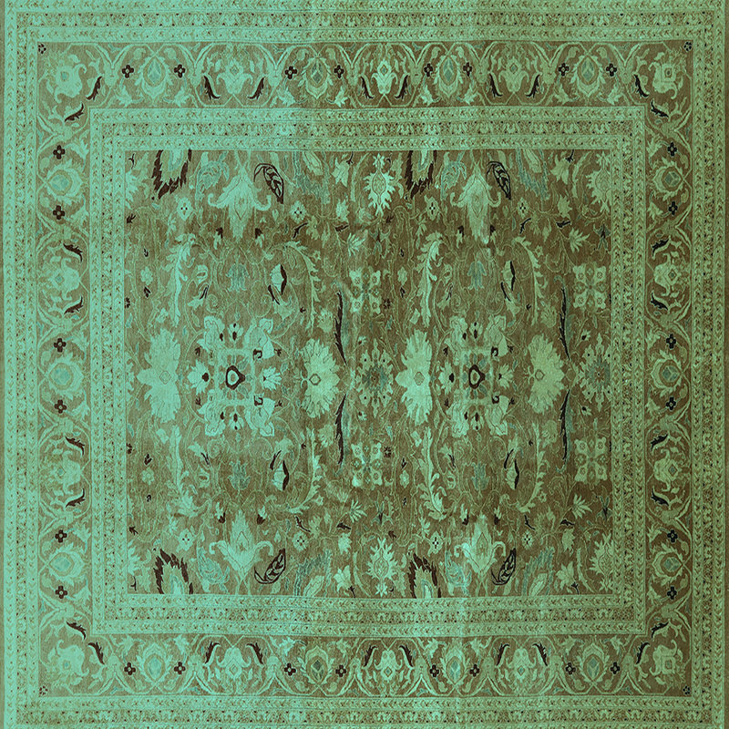 Oriental Indoor Rug, Square 7'