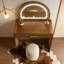 Coiffeuse 39 "avec miroir et écran tactile, coiffeuse avec tiroir pour chambre à coucher-797493929