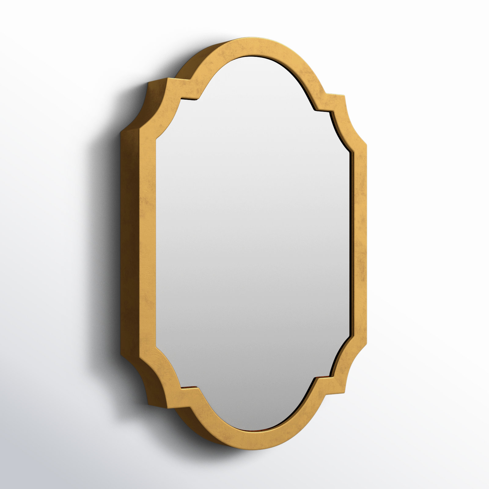 Pixie 30" Accent Mirror, 45" x 30", Gold