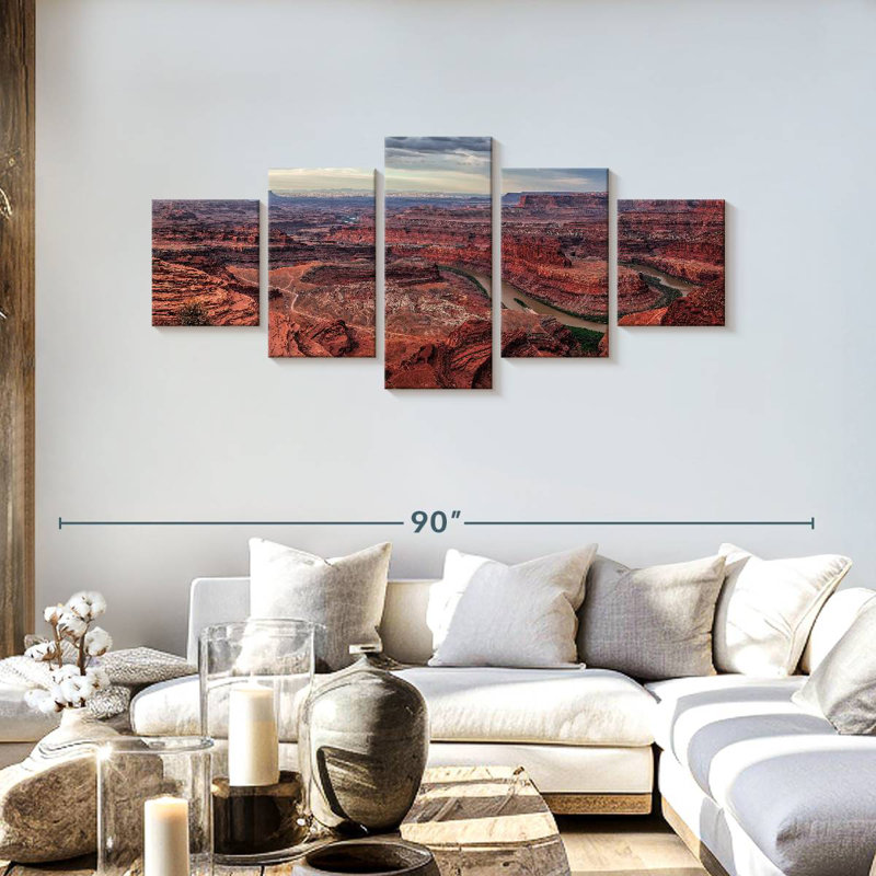 Colorado River Rock Formation, 30" H x 68" W