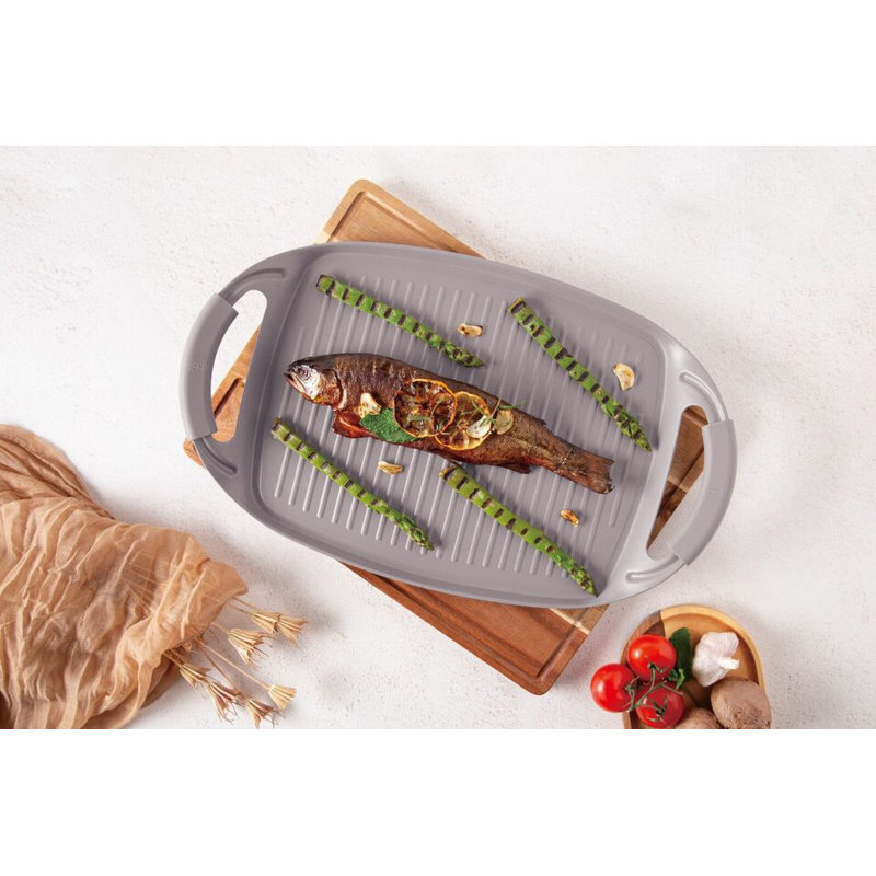 Berlinger Haus Aluminum Tray, Taupe