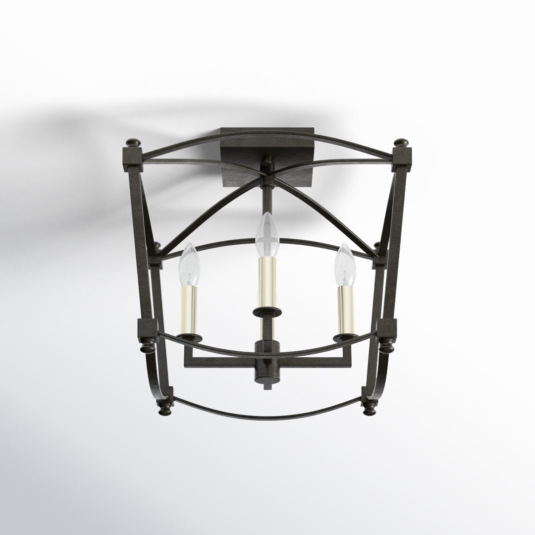 Olive Semi Flush Mount Birch Lane™ Fixture 
