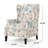 Modern Fabric Wingback Armchair