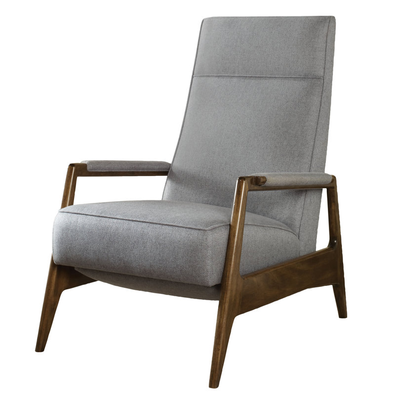 Woodley Recliner, Tuck Graphite, Dove Gray