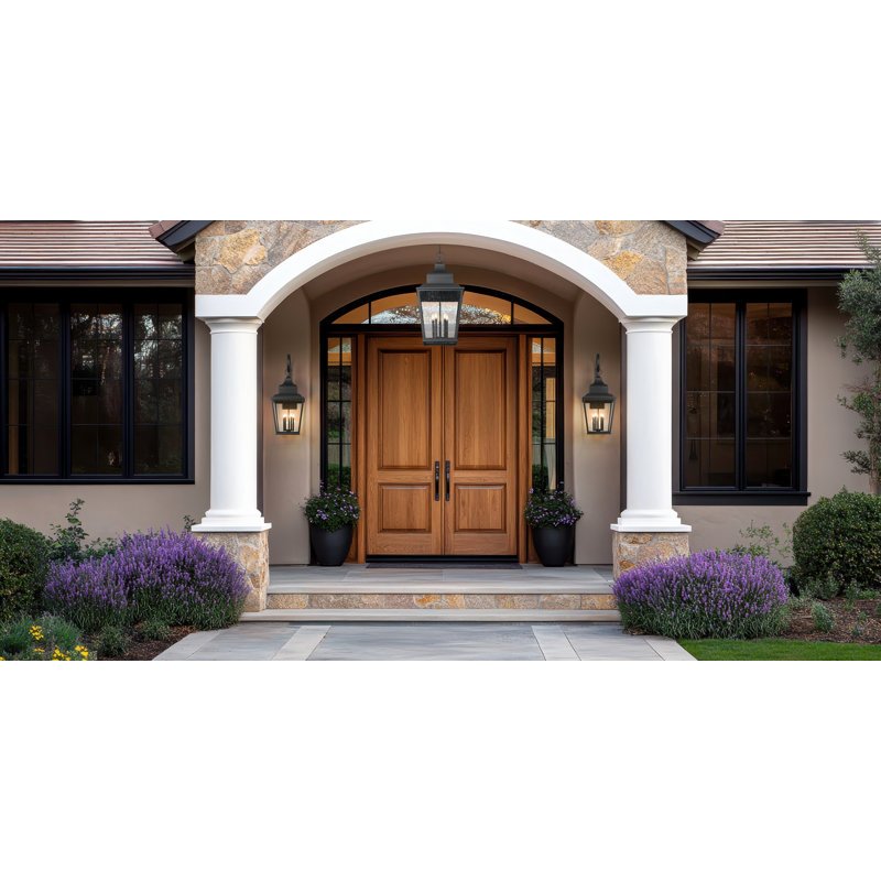 Applique murale d'extérieur noir sable 46,25 pouces Raphael, 46.25