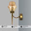 Aletris Glass LED Armed Sconce-787929735-787929738
