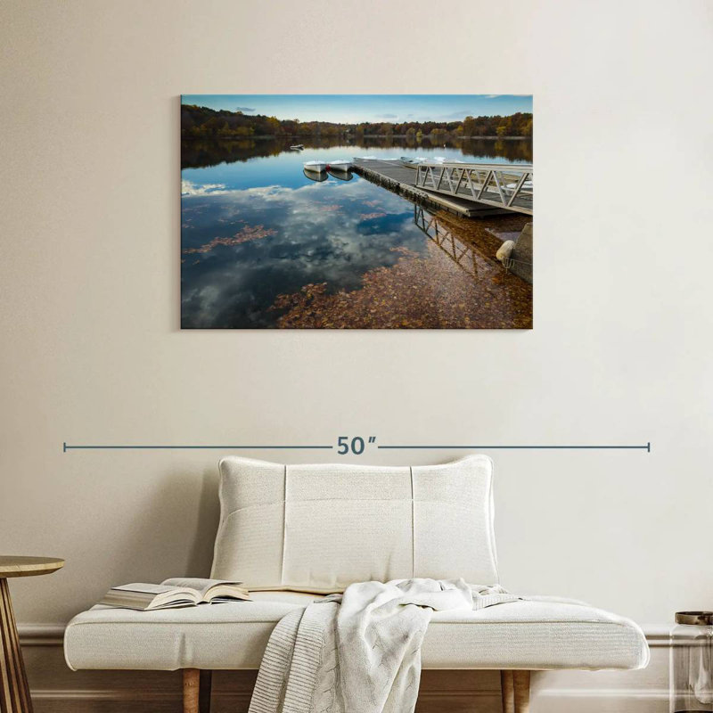 Lac Alvord Lonely Dock, H 24 po x l 36 po