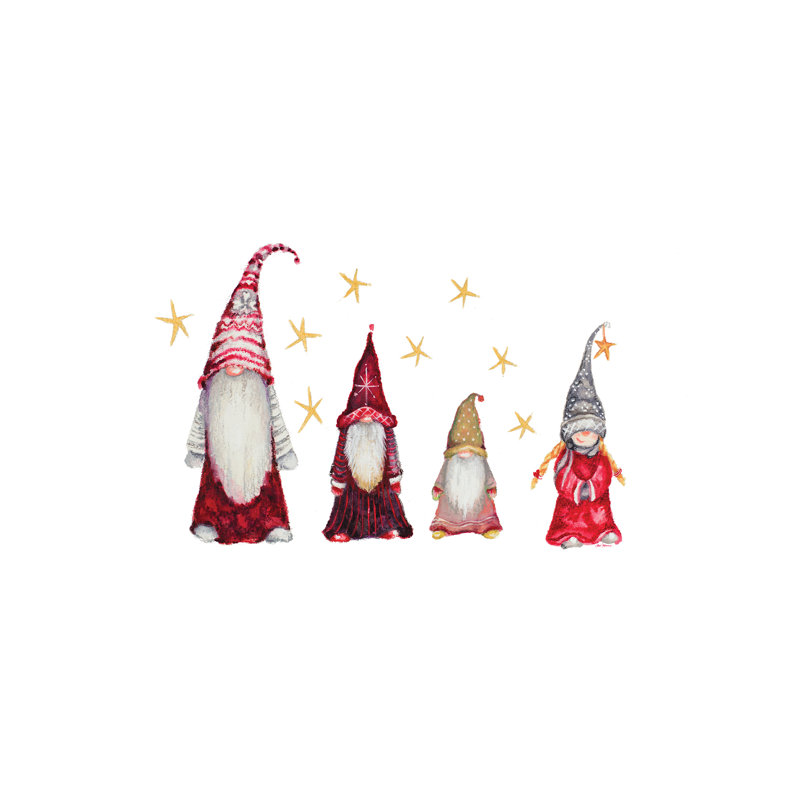 Gnome Family by Janice Gaynor - Wrapped Canvas Print, 152.5 cm H x 101.5 cm W